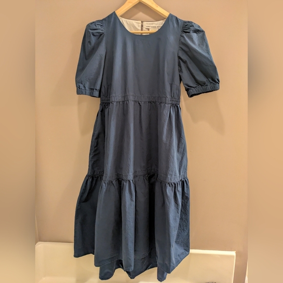 Gretchen Scott M Navy Frolic Dress - Picture 3 of 11